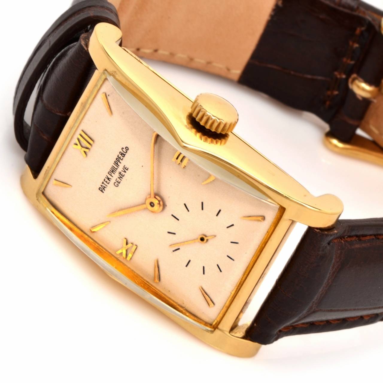 Patek Philippe Yellow Gold Pagoda Wristwatch Ref 1588J 1