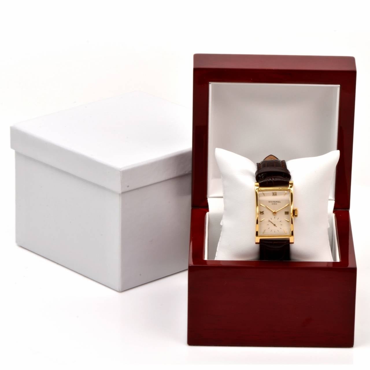 Patek Philippe Yellow Gold Pagoda Wristwatch Ref 1588J 4