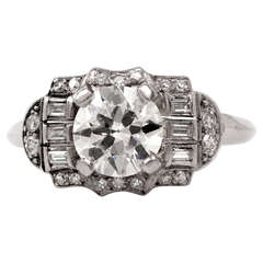 Diamond Platinum Engagement Ring