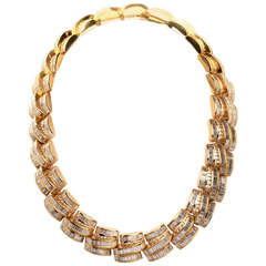 Magnificent Diamond Yellow Gold Necklace 1