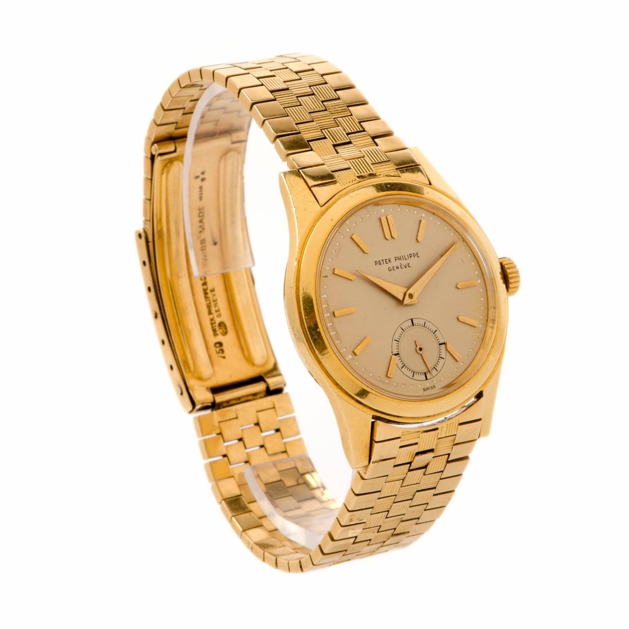 Women's Patek Philippe Yellow Gold Bracelet Wristwatch Ref 2483