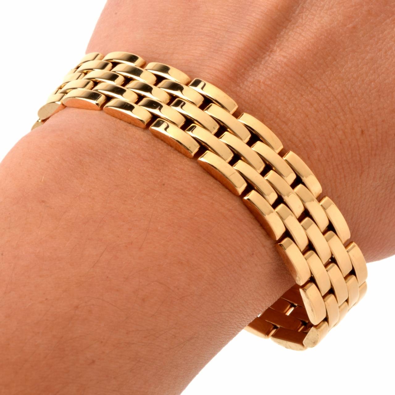 Cartier panther hotsell link bracelet