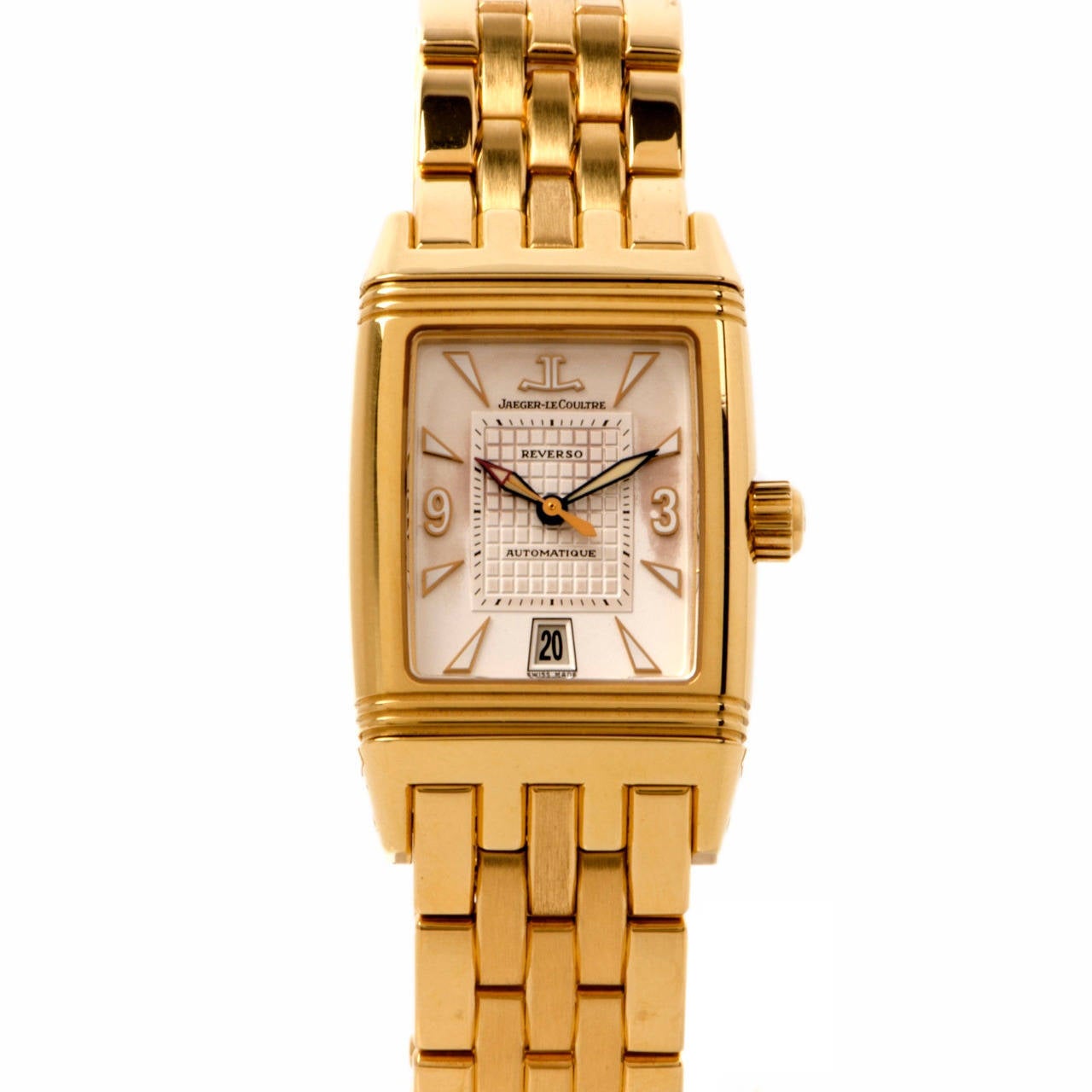 Jaeger-LeCoultre Yellow Gold Gran Sport Reverso Wristwatch