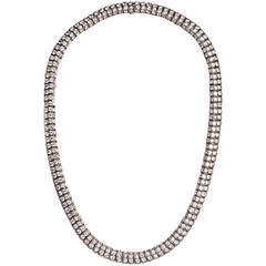 Platinum Diamond Flexible Link Necklace