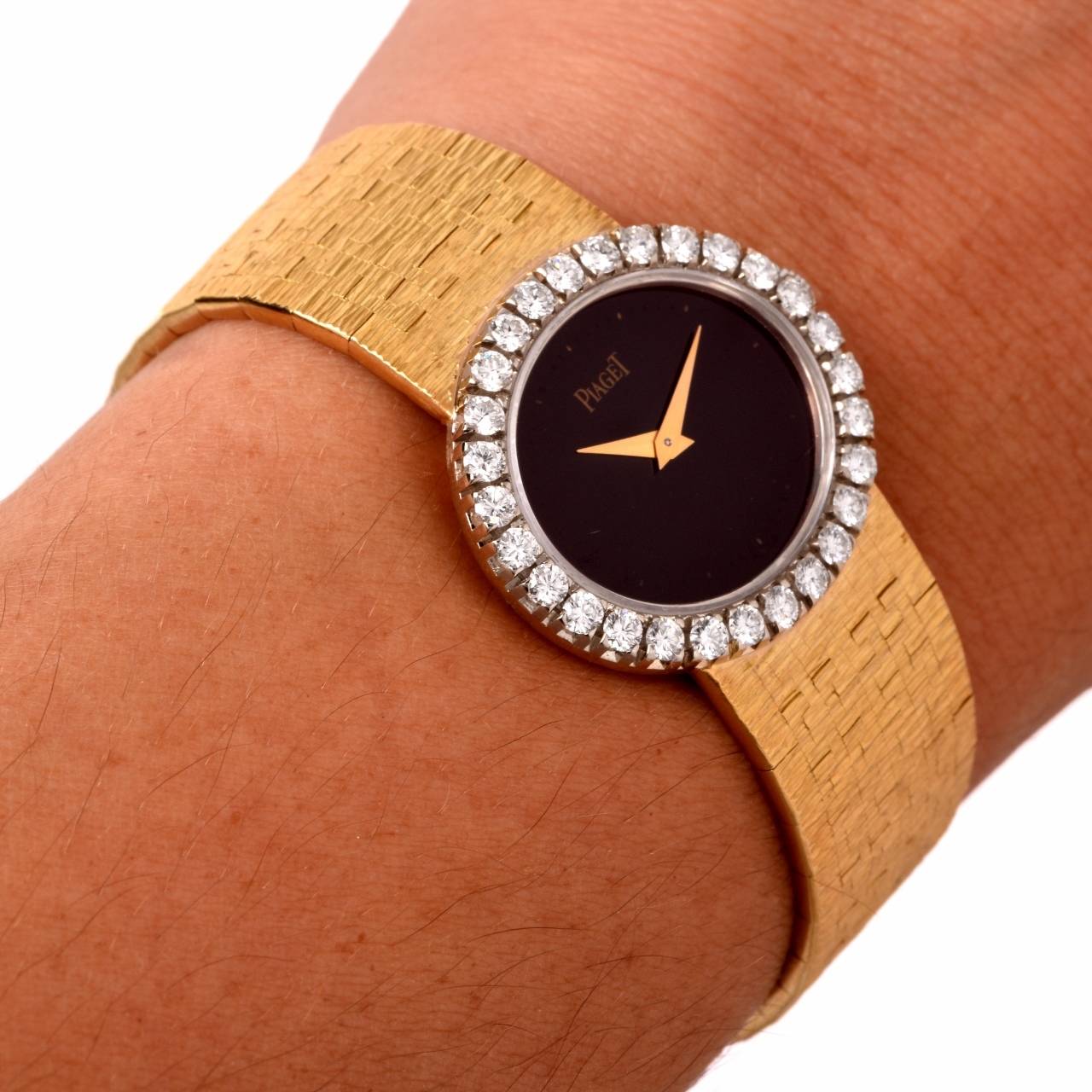 Piaget Lady's Yellow Gold Diamond Wristwatch Ref 9804A6 / 224237 5