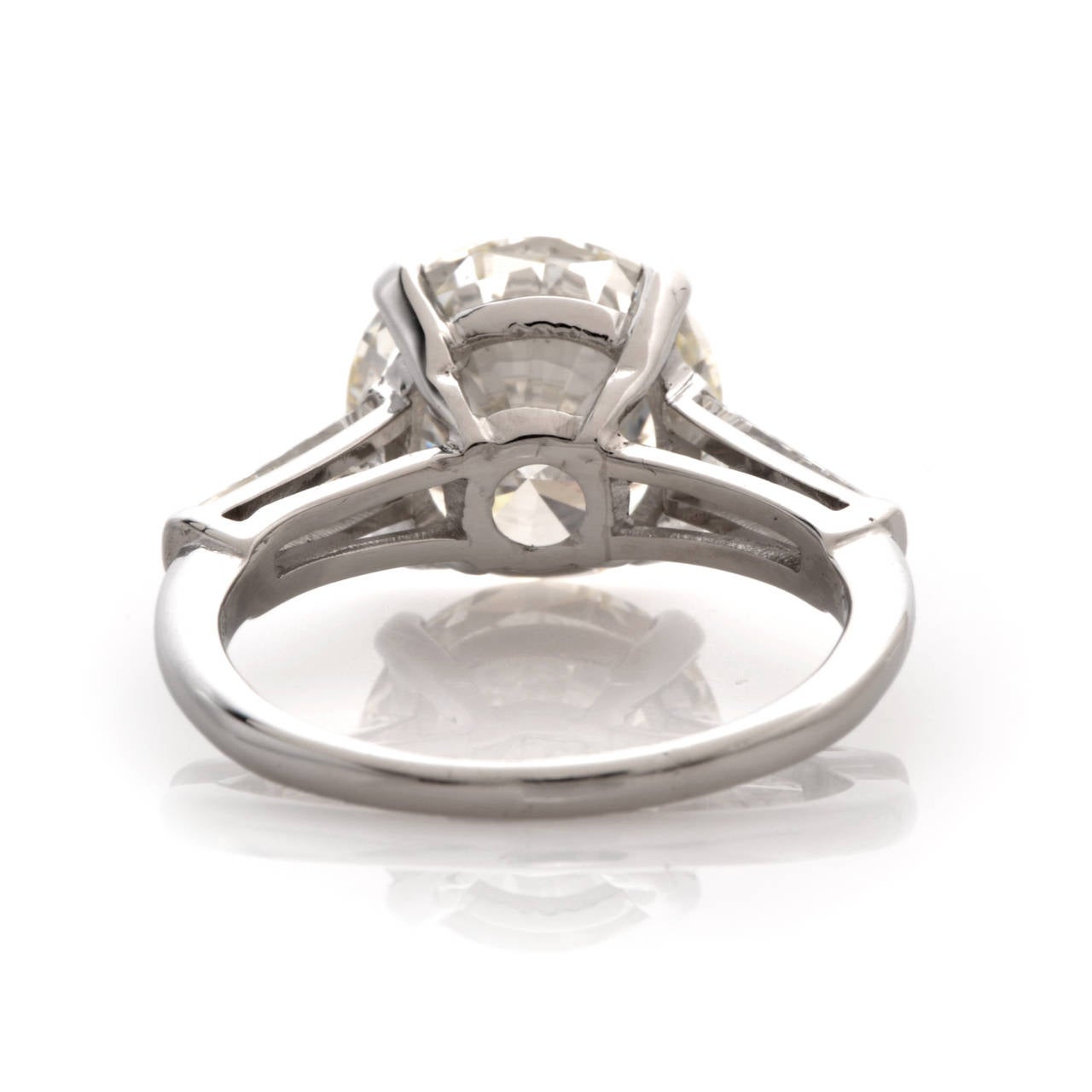 5.04 Carat GIA Diamond Platinum Engagement Ring 1