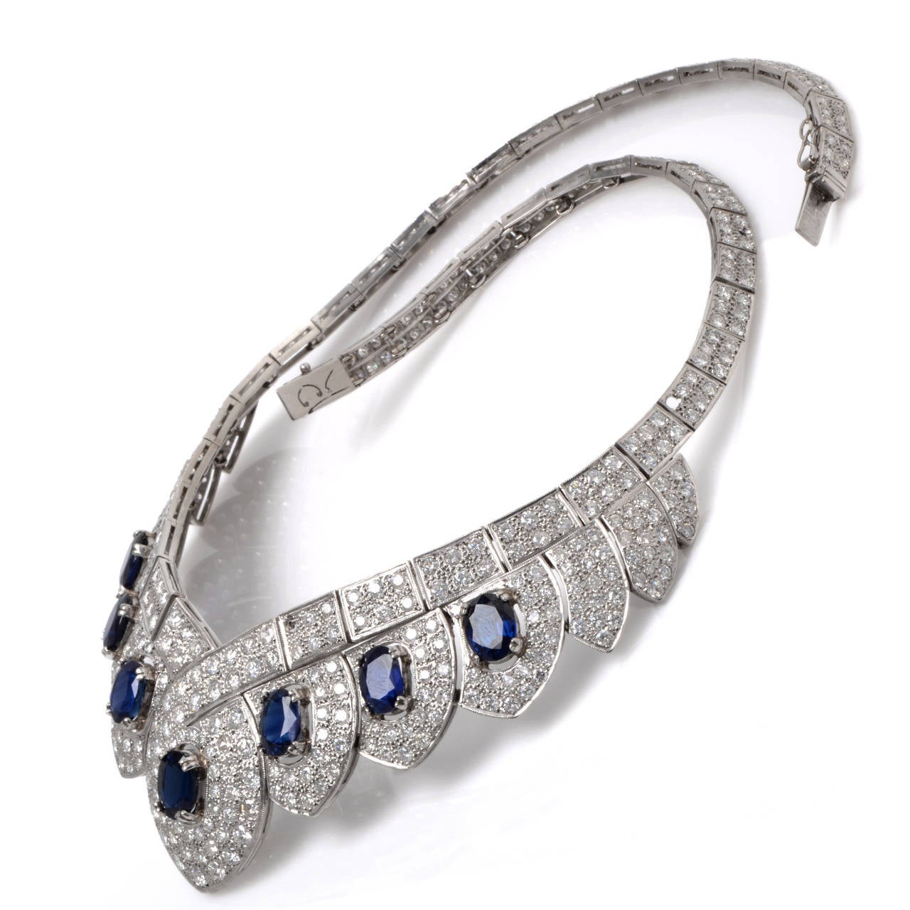 sapphire choker necklaces