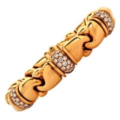Bulgari Diamond Gold Bracelet