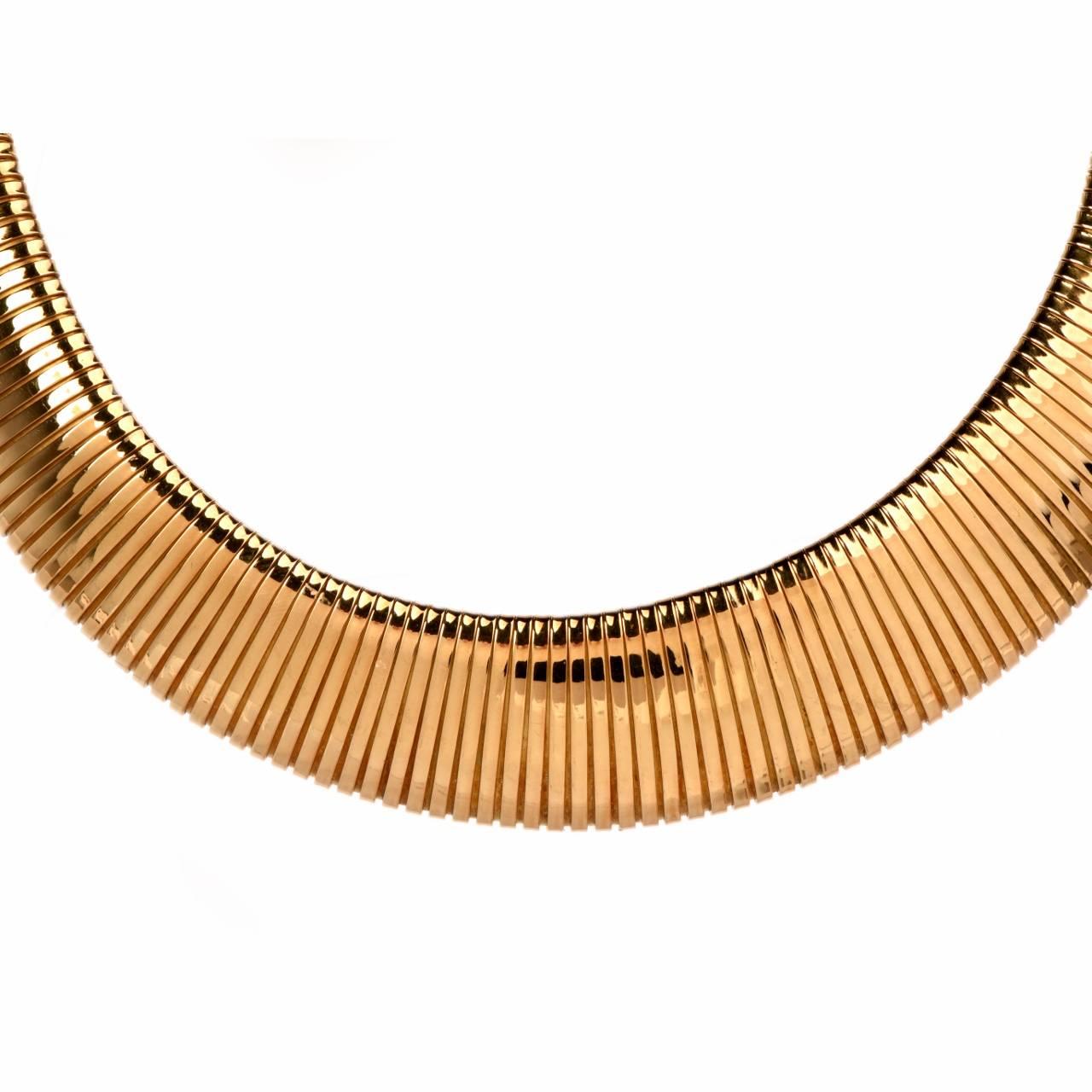 gold snake choker necklace