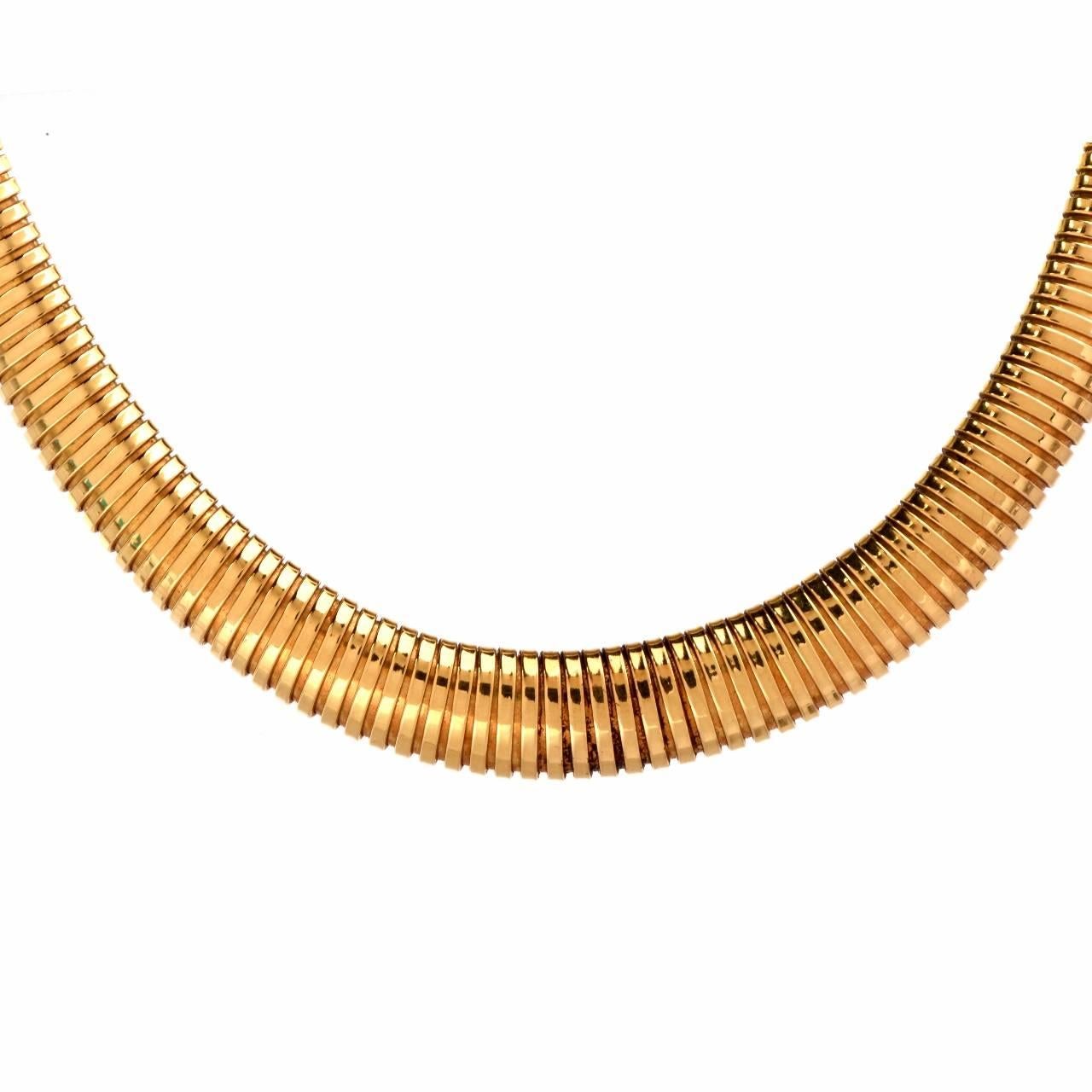 italian gold choker necklace