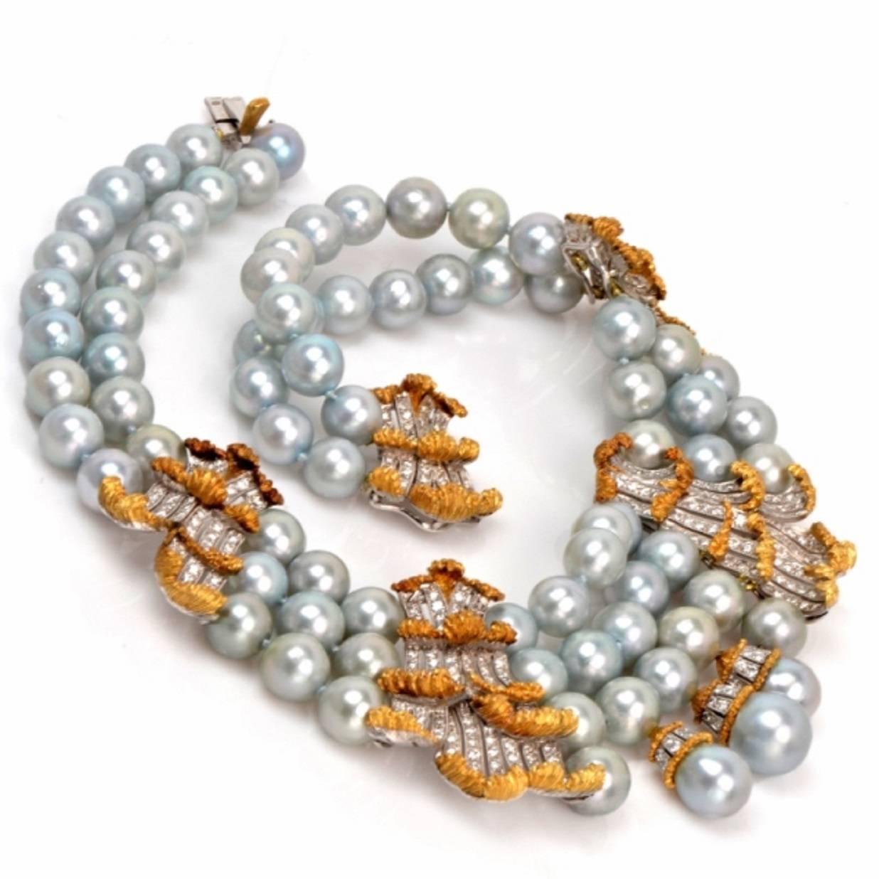 buccellati pearl necklace