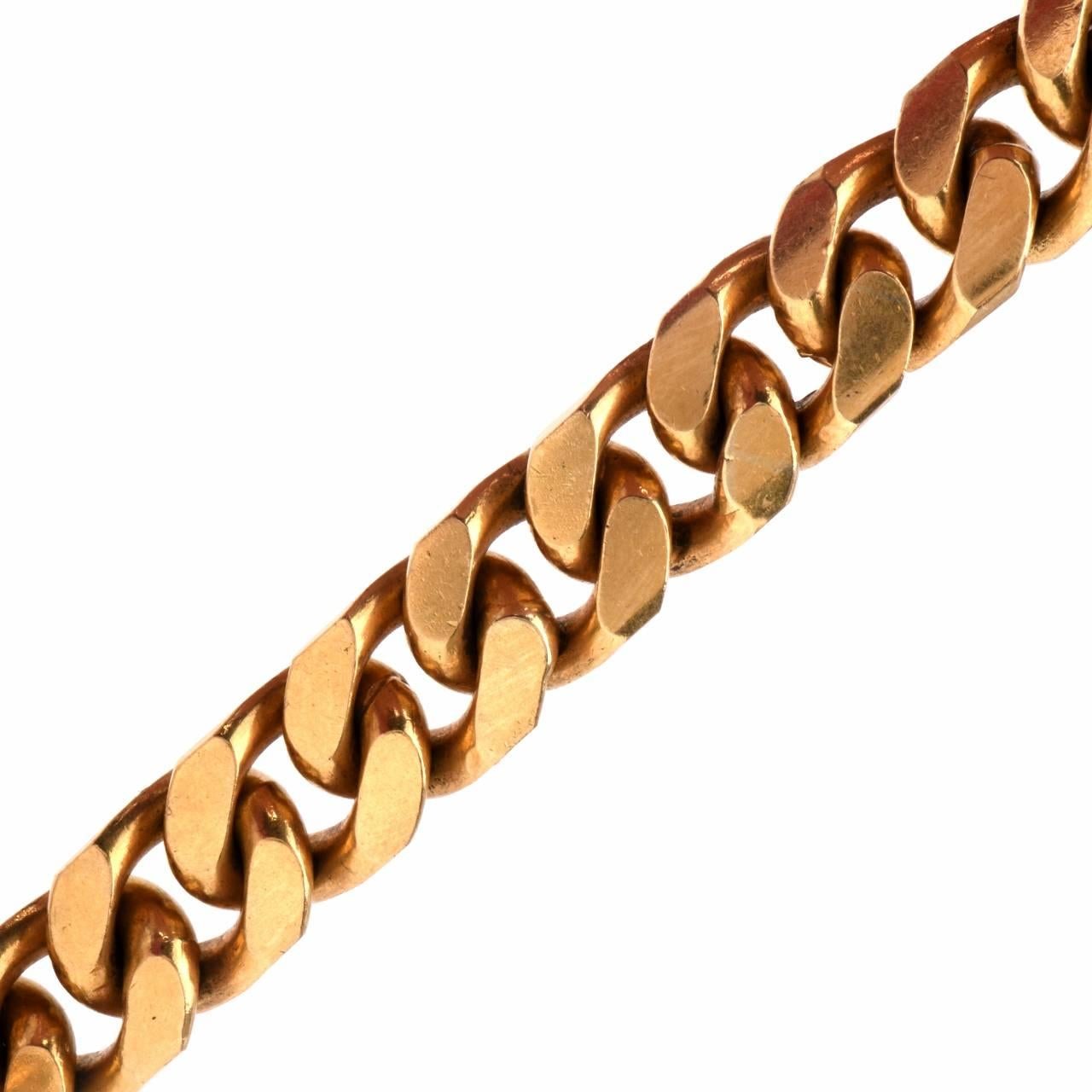 24k solid gold bracelet mens