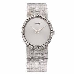 Piaget Ladies White Gold Diamond Bezel Wristwatch