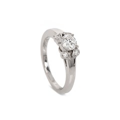 Cartier Ballerine Platinum GIA Diamond Engagement Ring