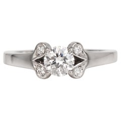 Cartier Ballerine Platinum GIA Diamond Engagement Ring