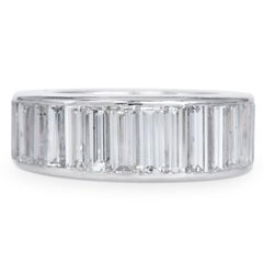 Estate Platinum – Ewigkeitsring mit Baguette-Diamanten (9,00 Karat)