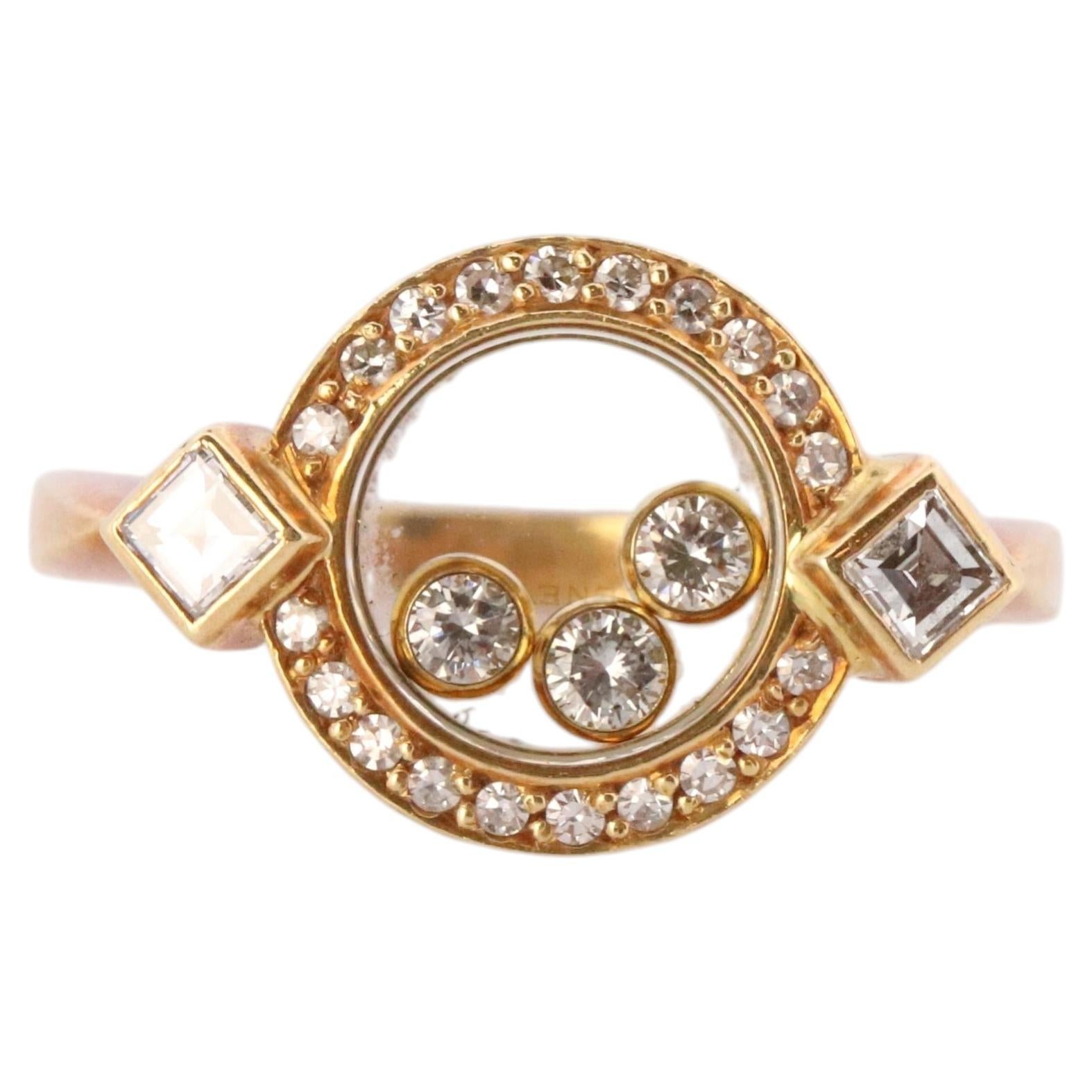 18-Karat-Ring „Happy Diamond“ von Chopard. CHOPARD Happy Diamond-Armband