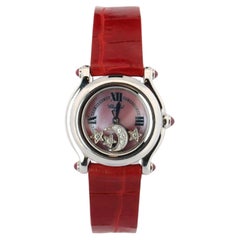 Chopard Happy Sport Stars Ruby Diamond Watch. Chopard LUC 27/8245-21 Ladies