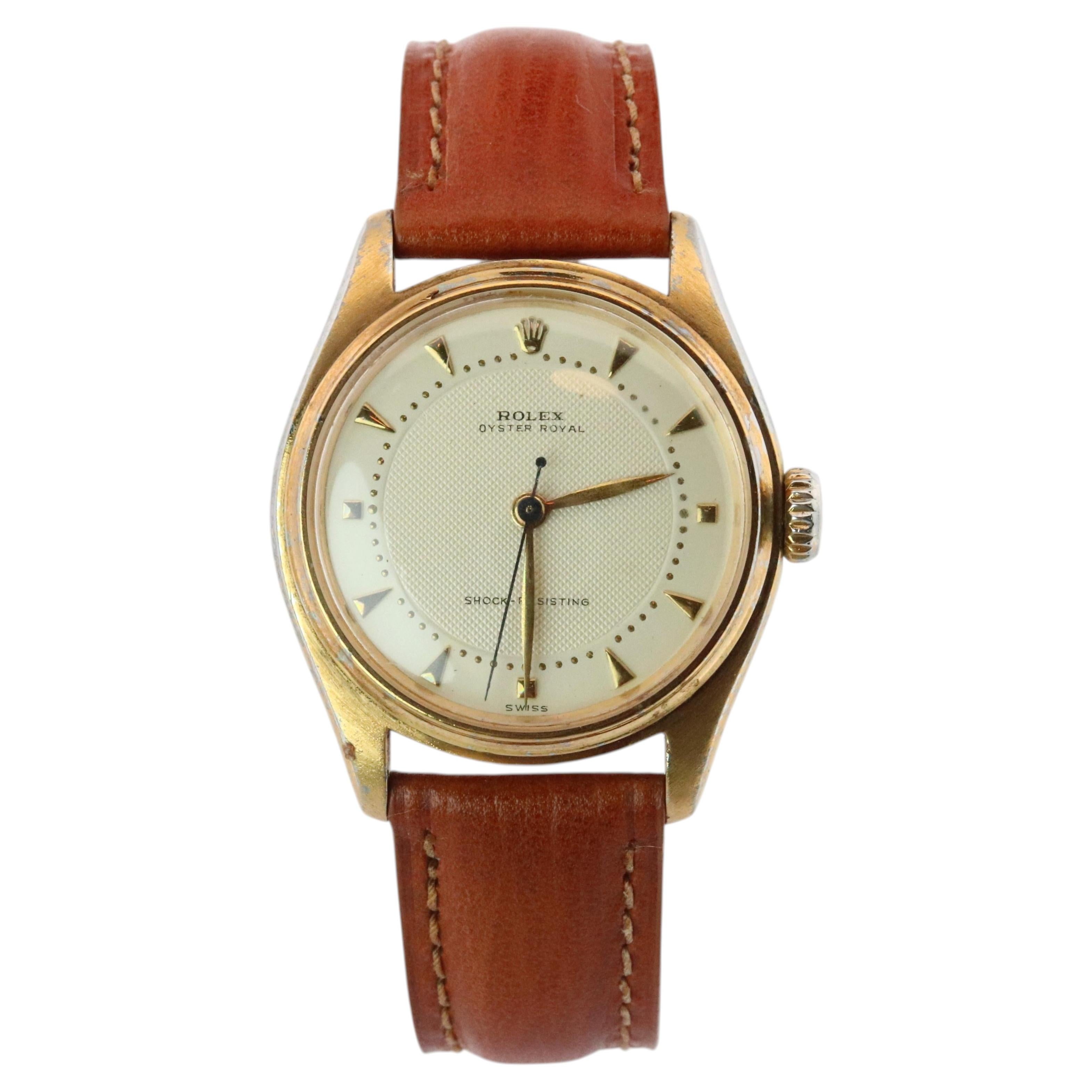 Reloj ROLEX. Rolex ref. 6144 Reloj Rolex para caballero de acero inoxidable de los años 50.