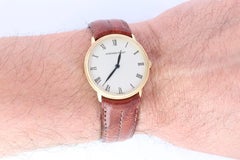 Audemars Piguet Thin Watch. AP 18k Yellow Gold 31mm Classic Coin Edge Bezel