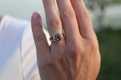 18k Chopard Happy Diamond ring. CHOPARD Happy Diamond band