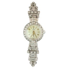 Genuine 14k Tudor Watch. 14k WG Ladies 9823 Dainty 1950s Ladies Rolex