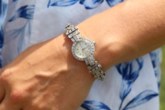 Genuine 14k Tudor Watch. 14k WG Ladies 9823 Dainty 1950s Ladies Rolex