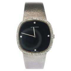 Longines Diamond Watch. LONGINES 847 Jumbo Manual Watch.