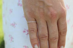 Preowned Van Cleef Arpels FELICITE band. 18k YG VCA Diamond Eternity ring.