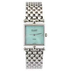 Orologio Van Cleef & Arpels 522642. Quadrante Classique Square Blue Shell
