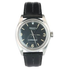Reloj ROLEX. Rolex ref. 6426. Acero inoxidable personalizado con mucho gusto.