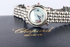 Chopard Happy Sport Ruby Diamond Watch. Chopard LUC 27/8250-21 Ladies