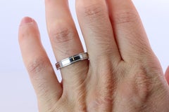 Tiffany and Co Authentic Ring. Tiffany Together Double Milgrain Platinum Band