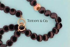 Tiffany & Co. Black Jade 18k Disk Necklace. Angela Cummins Lentil Necklace
