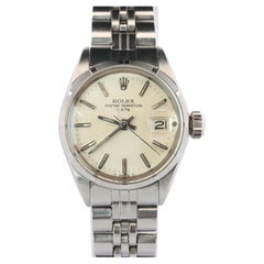 Genuine Rolex 6519 Watch. 18k and SS ROLEX Oyster Perpetual Date Automatic