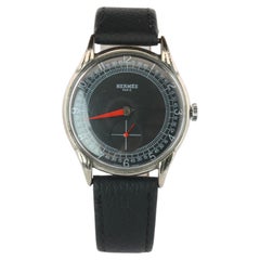Vintage HERMES Single Hand Watch. Hermes One Hand Dress Watch.