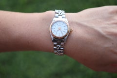 Genuine Rolex Watch. 14k SS Ladies ROLEX 6619 Automatic Wristwatch.