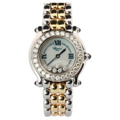 Chopard Happy Sport Sapphire Diamond Watch. 18k Chopard LUC 27/8930-23/11 Ladies