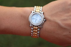 Chopard Happy Sport Sapphire Diamond Watch. 18k Chopard LUC 27/8930-23/11 Ladies
