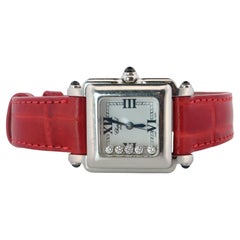 Chopard Happy Sport Square Diamond Watch. Chopard LUC 27/8892-23 Ladies