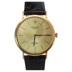 Genuine 18k Rolex Watch. 18k YG Rolex CELLINI 4112.