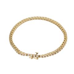14 Karat Gold and Diamond Tennis Bracelet