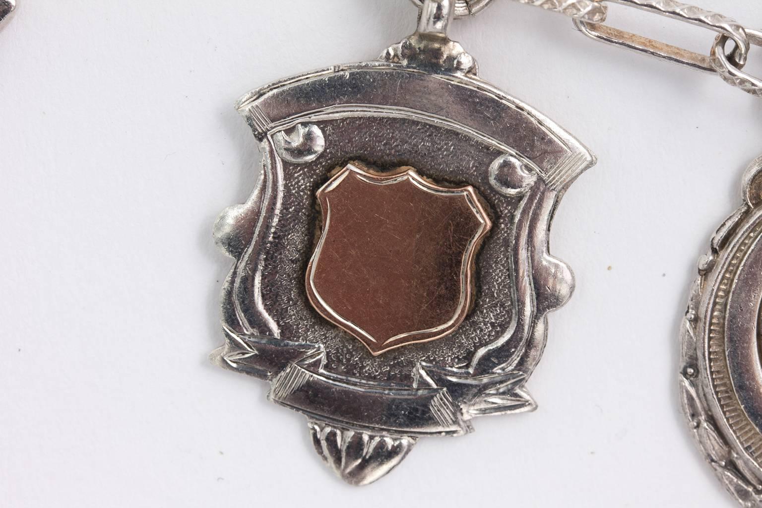 Sterling Medal Necklace For Sale 1