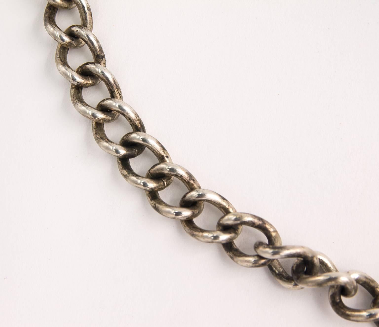 Women's Sterling English Watch Key Necklace
