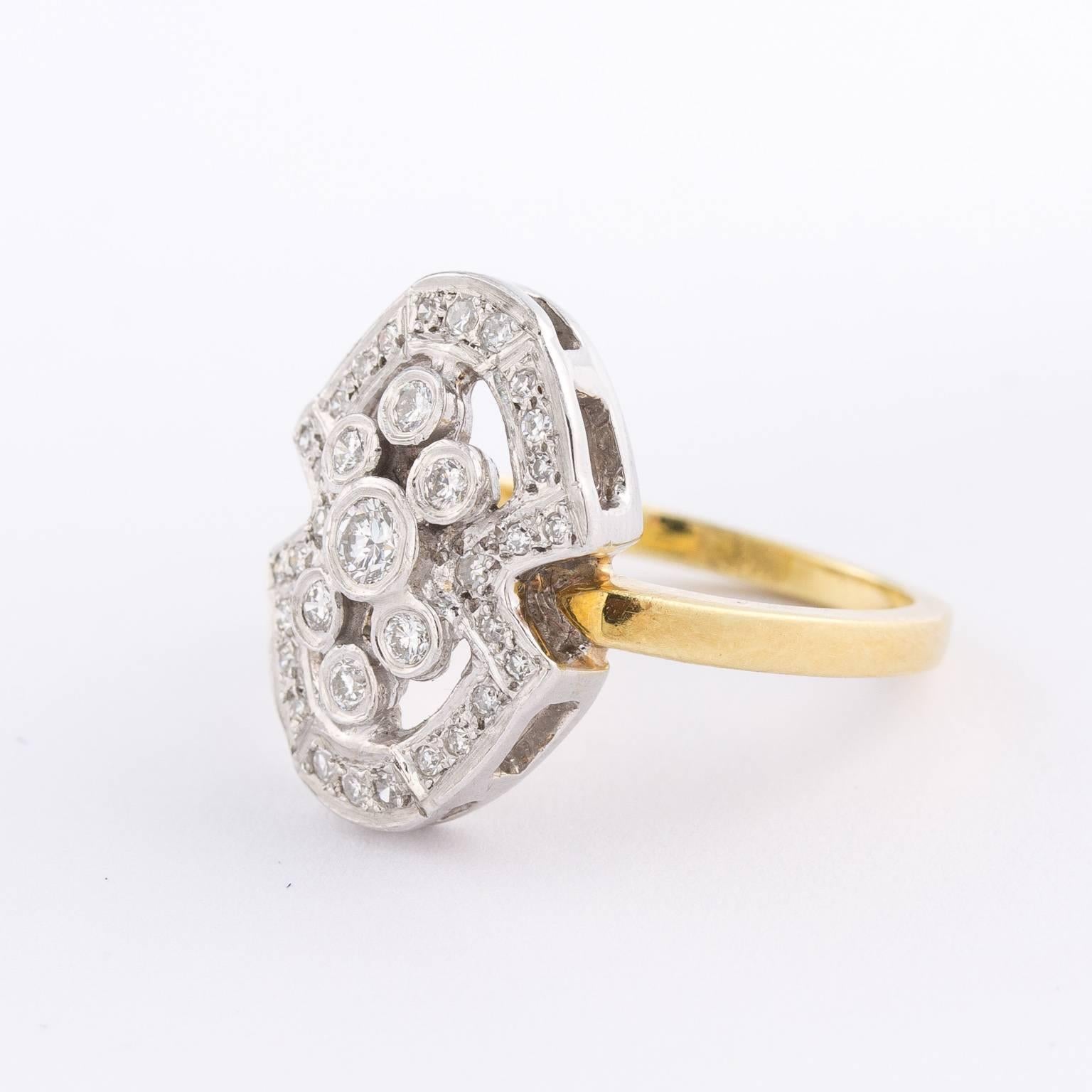 Art Deco 1940s Diamond Ring