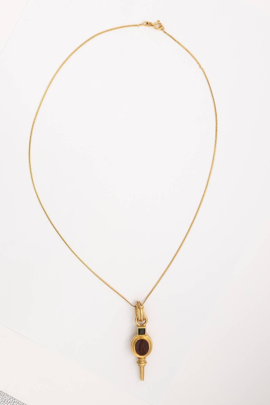 18 Karat Gold Pendant Necklace 2