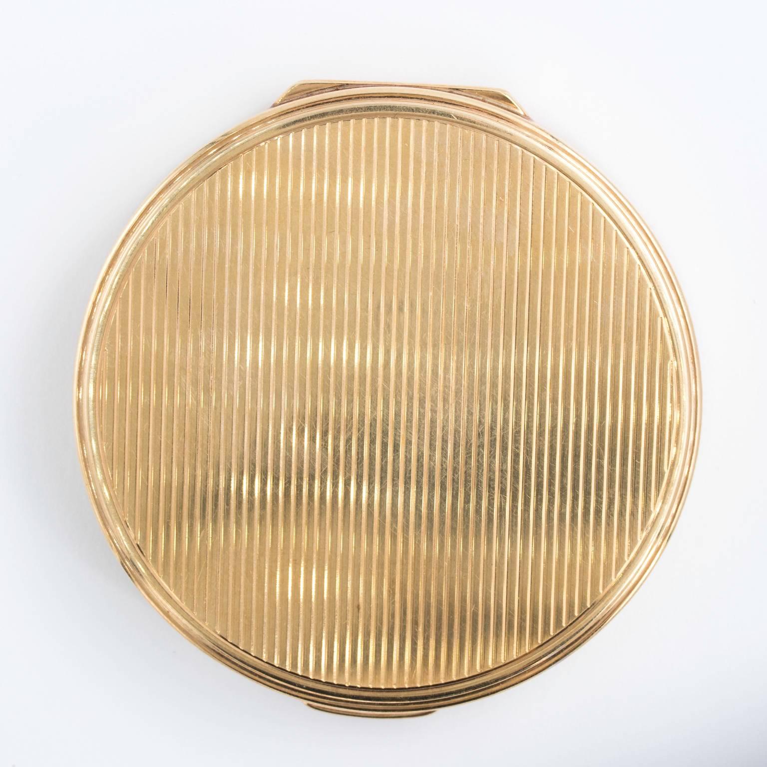 14 Karat Gold Tiffany Compact  6