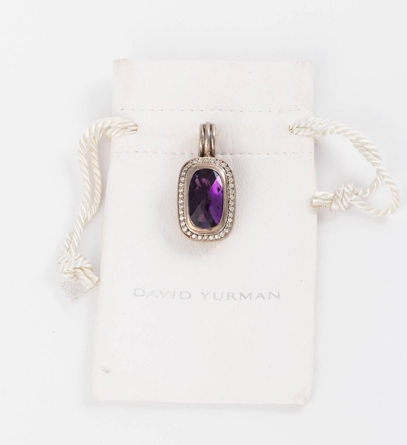 David Yurman Amethyst Pendant 3