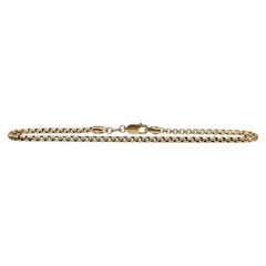 Bracciale a catena in oro giallo 14kt - 7.75in, 2.4mm, 2.93g, Nuovo