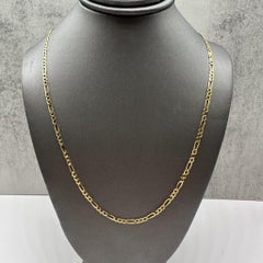 Italian Figaro Chain 14K Yellow Gold 18in 2.4mm 3.6g